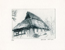 版画作品 民家 06