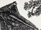 版画作品 民家 44